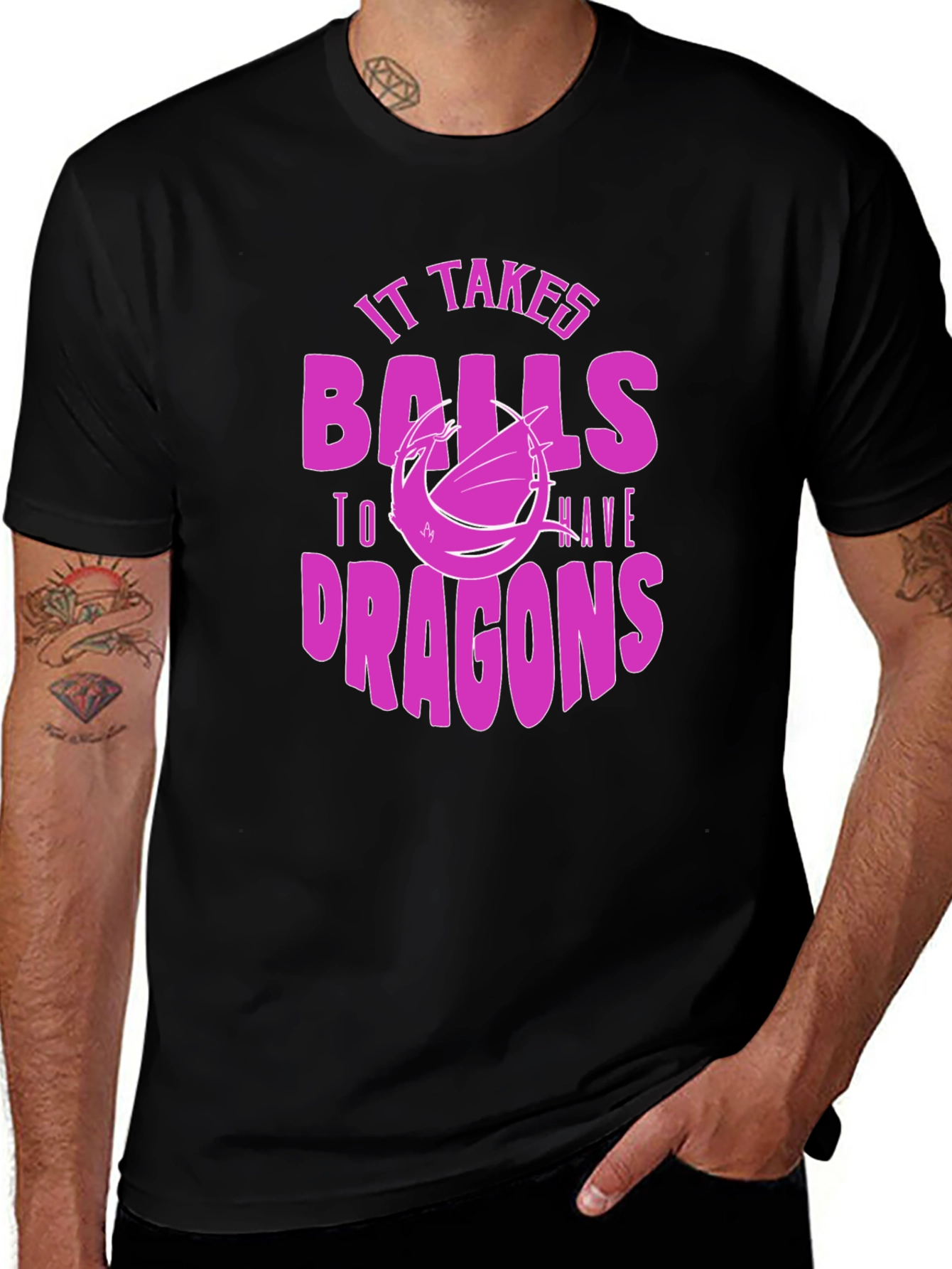 It Takes Balls to Have Dragons T-Shirt