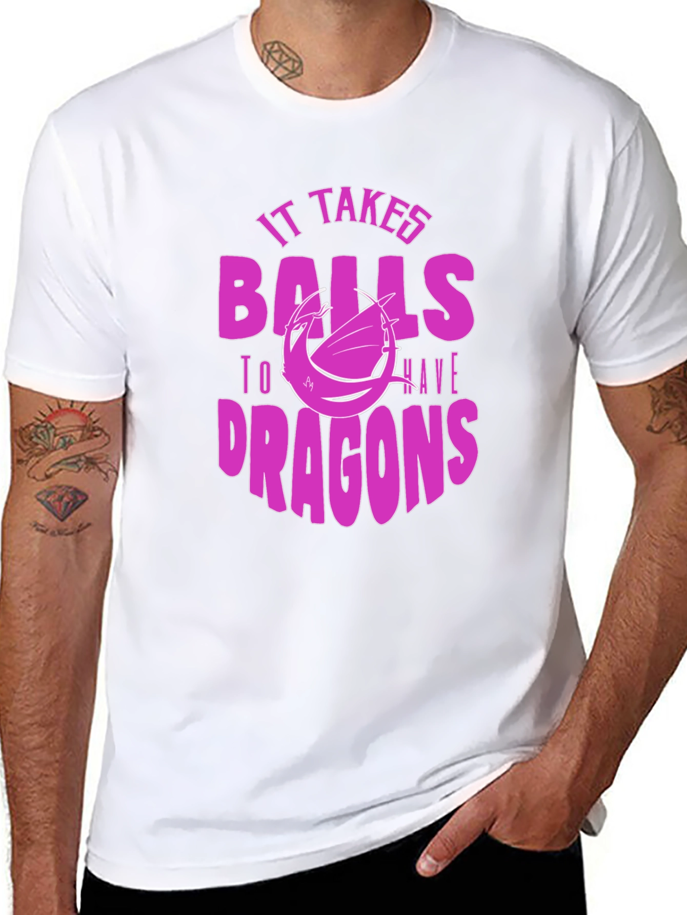 It Takes Balls to Have Dragons T-Shirt