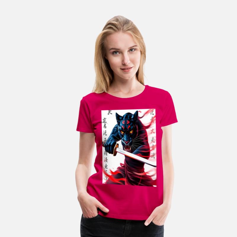 "Spirit of Bushido: The Panther Warrior with a Kat