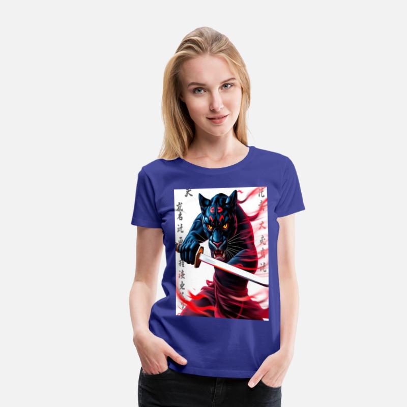 "Spirit of Bushido: The Panther Warrior with a Kat