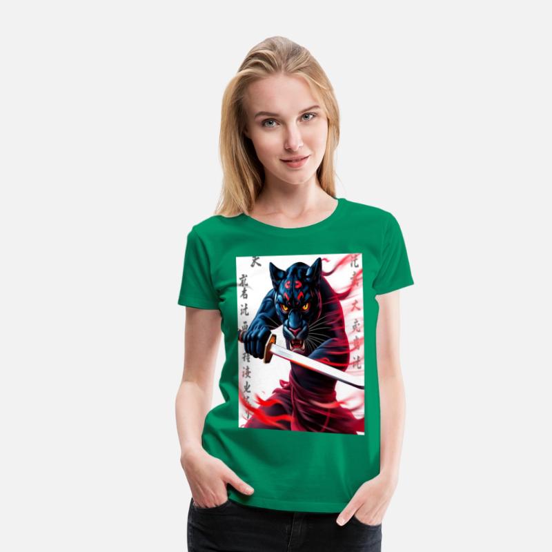 "Spirit of Bushido: The Panther Warrior with a Kat