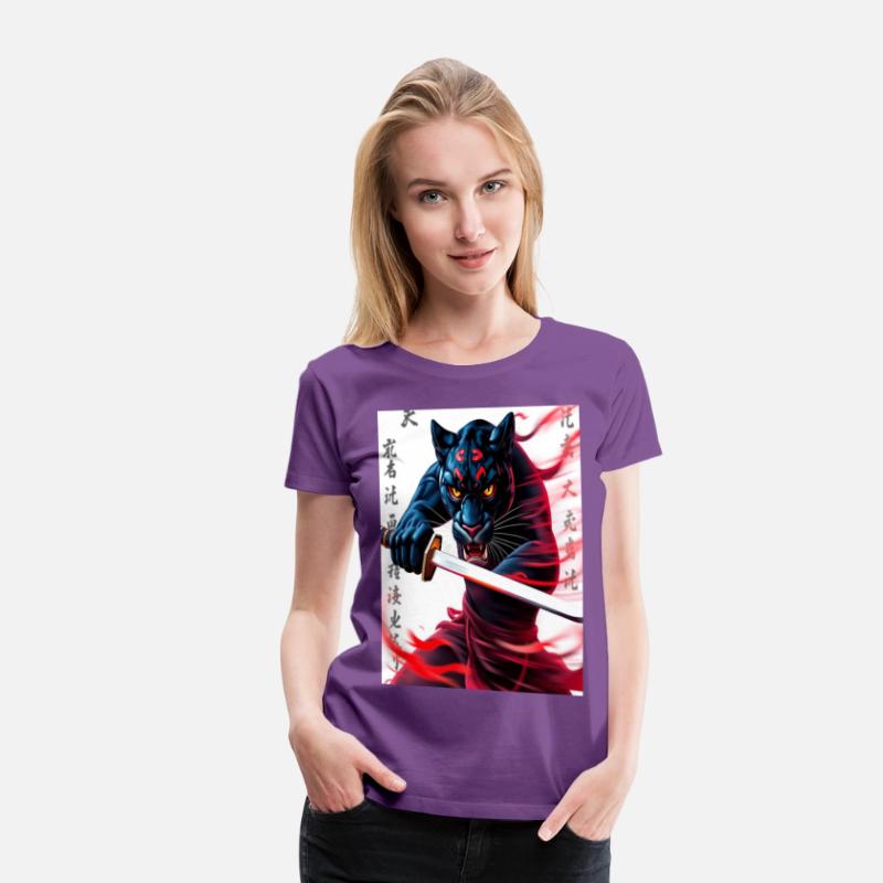 "Spirit of Bushido: The Panther Warrior with a Kat