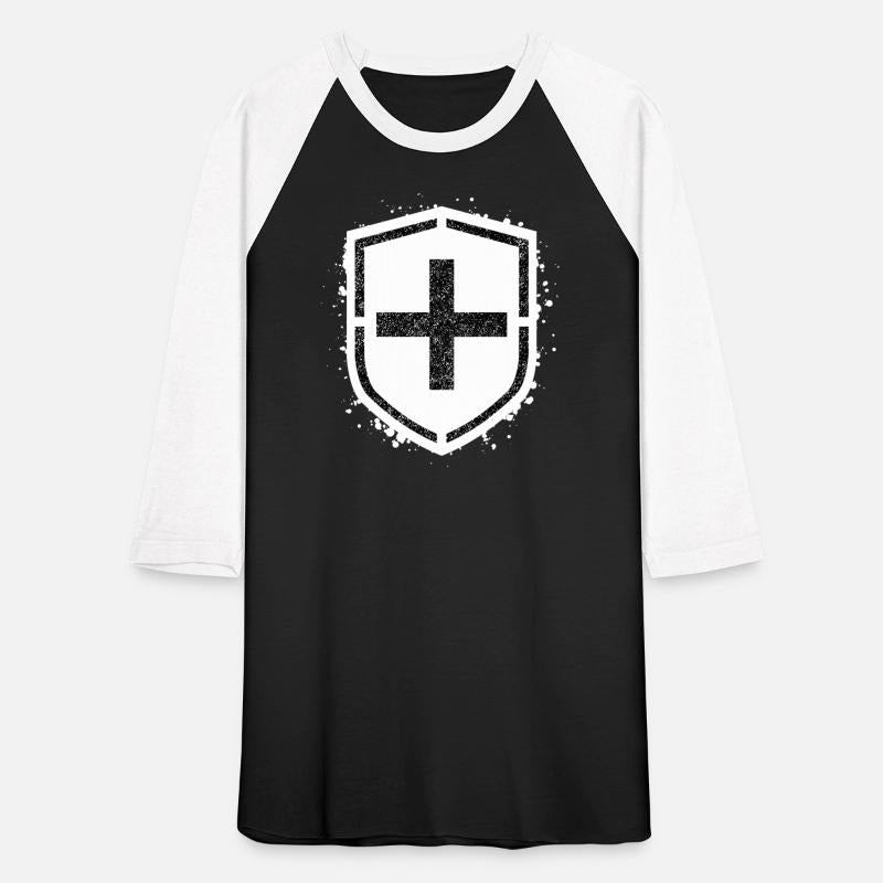 Sponge stencil Cross inside shild