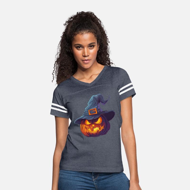 Spooky Jack-o'-Lantern Adorned with a Witch's Hat