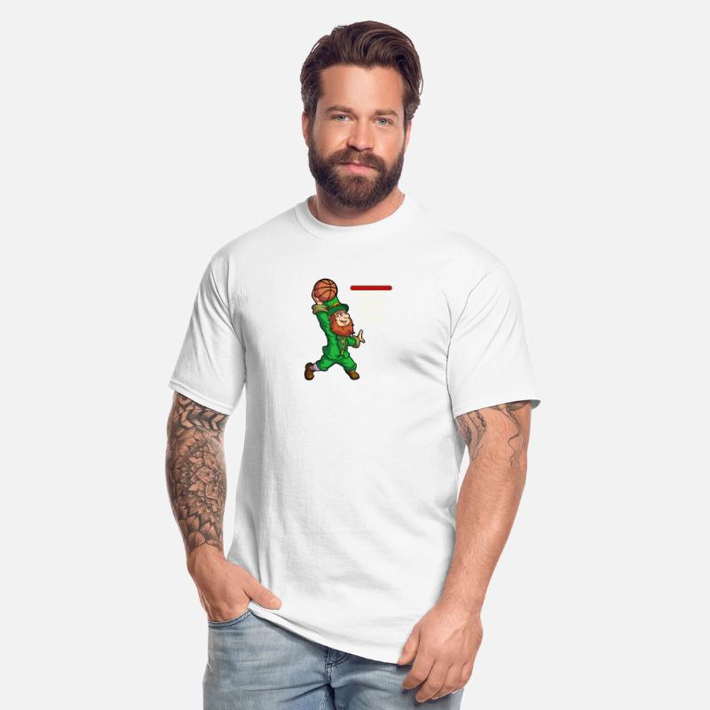 St PatricDay Basketball Dunk Leprechaun