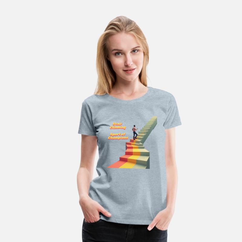 Stair climbing, the sport of champions, stairs.