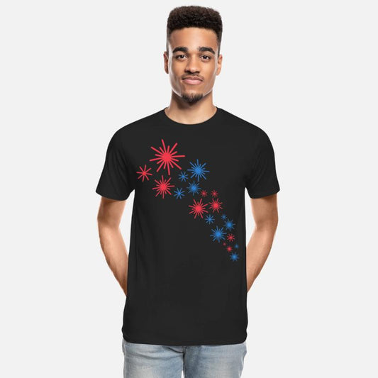 Starry Sky In Blue And Red