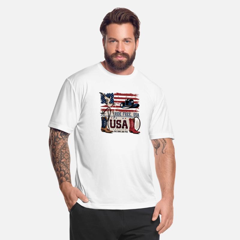 Stars, Stripes & Spurs Western Tee