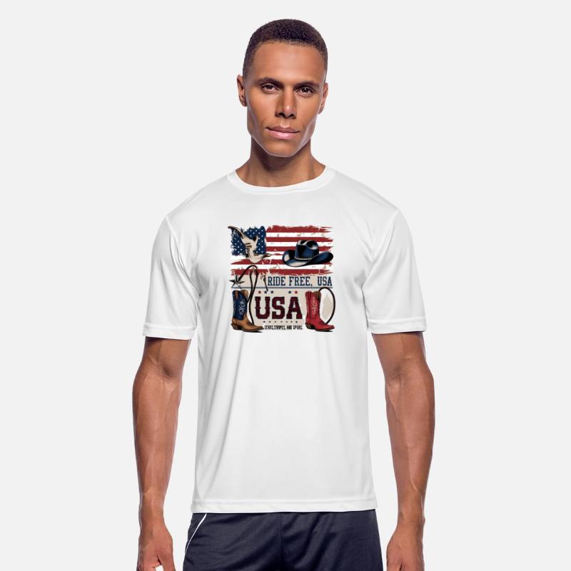 Stars, Stripes & Spurs Western Tee