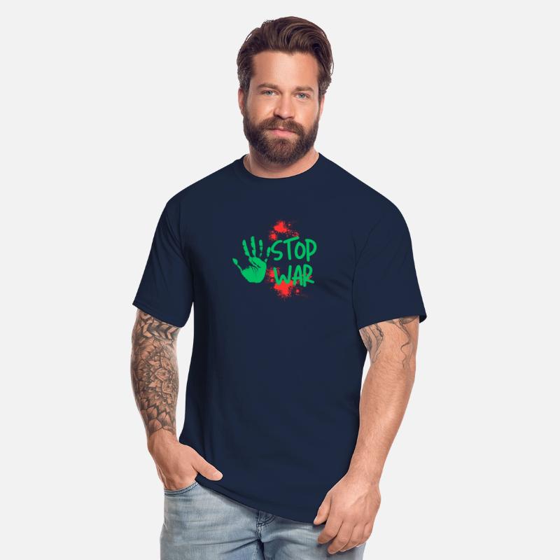 Stop War – Bold Handprint Anti-War Graphic Design