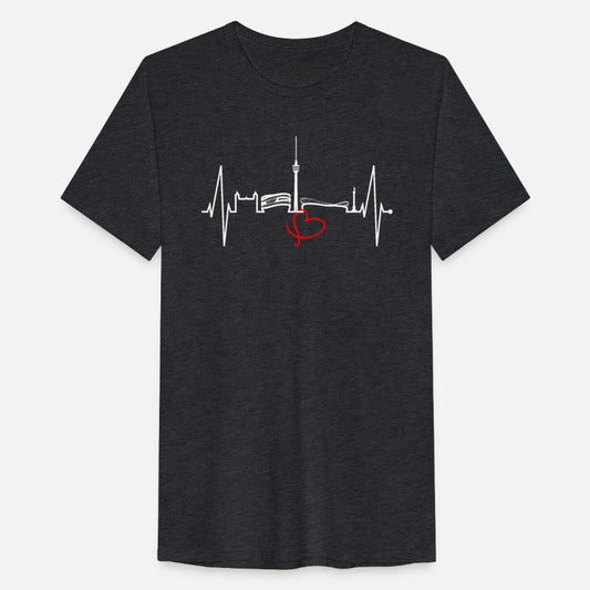 Stuttgart Skyline Heartbeat Germany Fan Heart Love