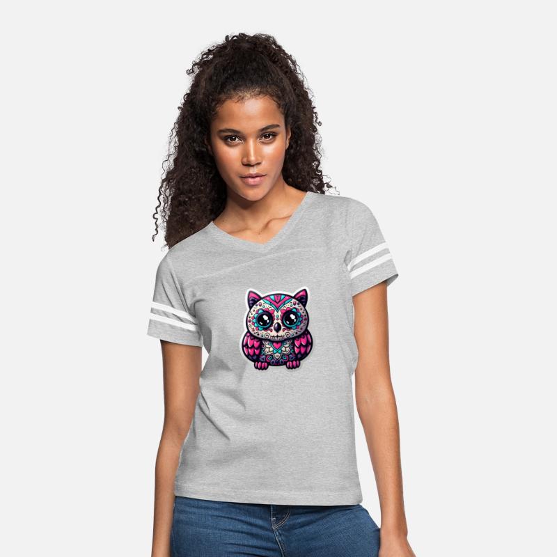 Sugar Skull Owl, day of the dead owl