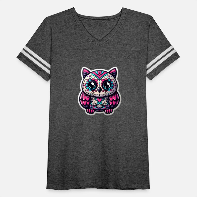 Sugar Skull Owl, day of the dead owl