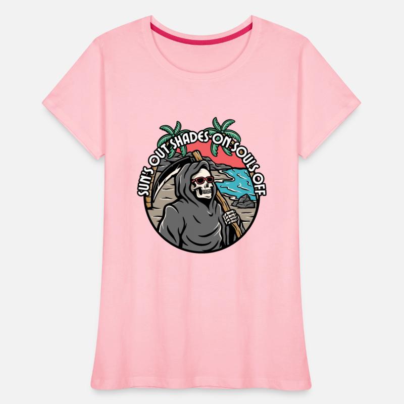 Sun Out Shade On Soul Off Funny Grim Reaper Summer