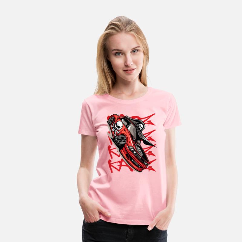 Super Sports Car Cartoon JDM Muscle Pirate Tuning