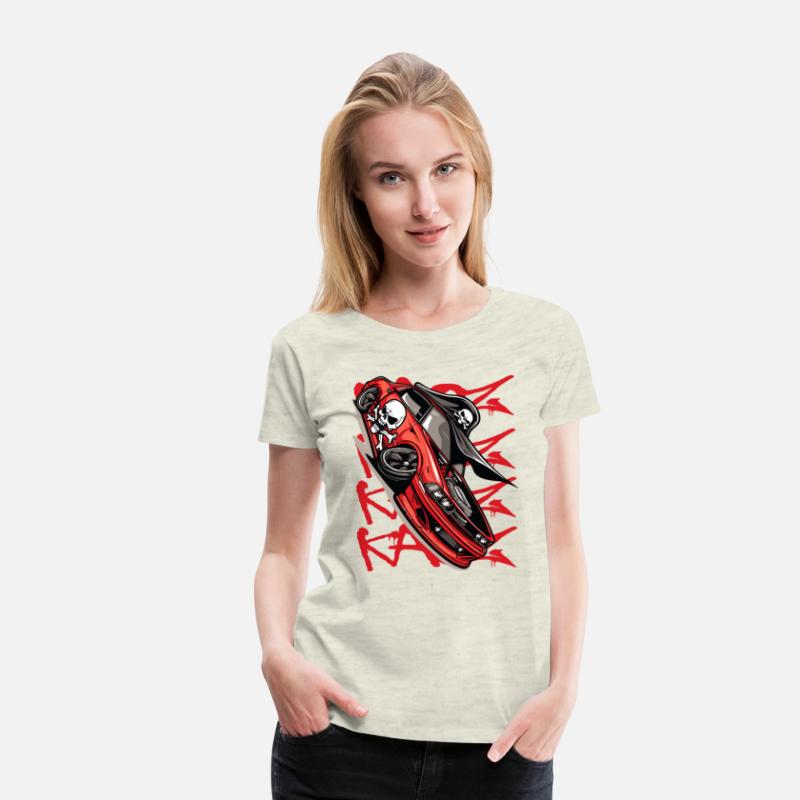Super Sports Car Cartoon JDM Muscle Pirate Tuning