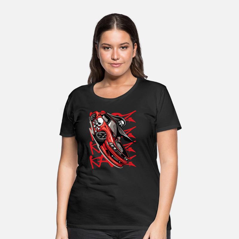 Super Sports Car Cartoon JDM Muscle Pirate Tuning