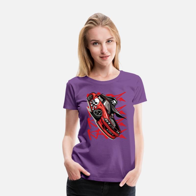 Super Sports Car Cartoon JDM Muscle Pirate Tuning