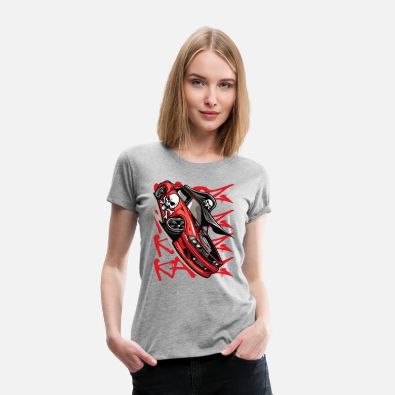 Super Sports Car Cartoon JDM Muscle Pirate Tuning