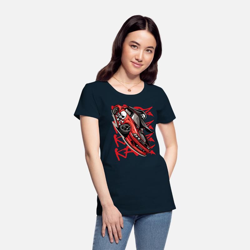 Super Sports Car Cartoon JDM Muscle Pirate Tuning
