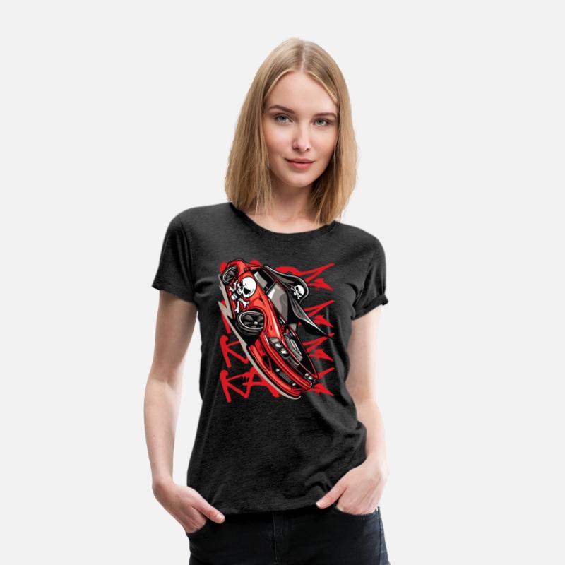 Super Sports Car Cartoon JDM Muscle Pirate Tuning