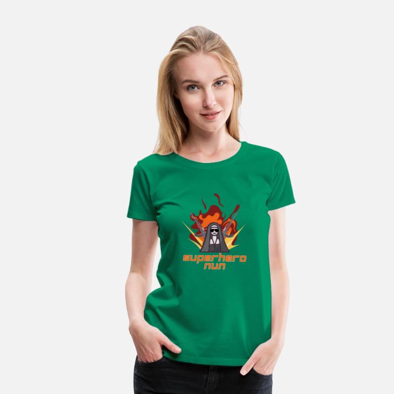 Superhero Nun Action Design