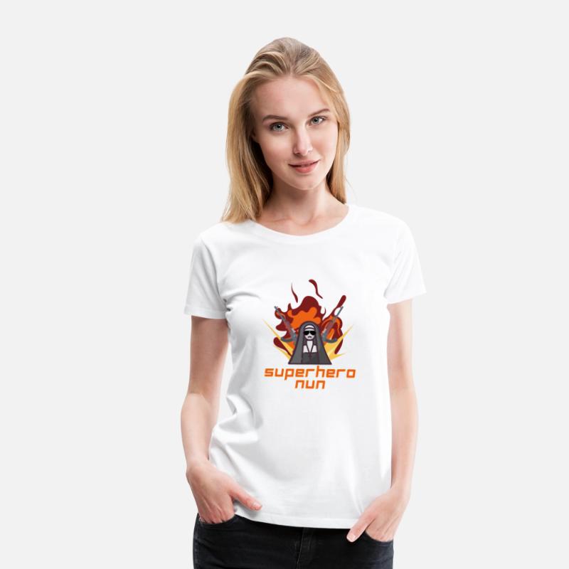 Superhero Nun Action Design