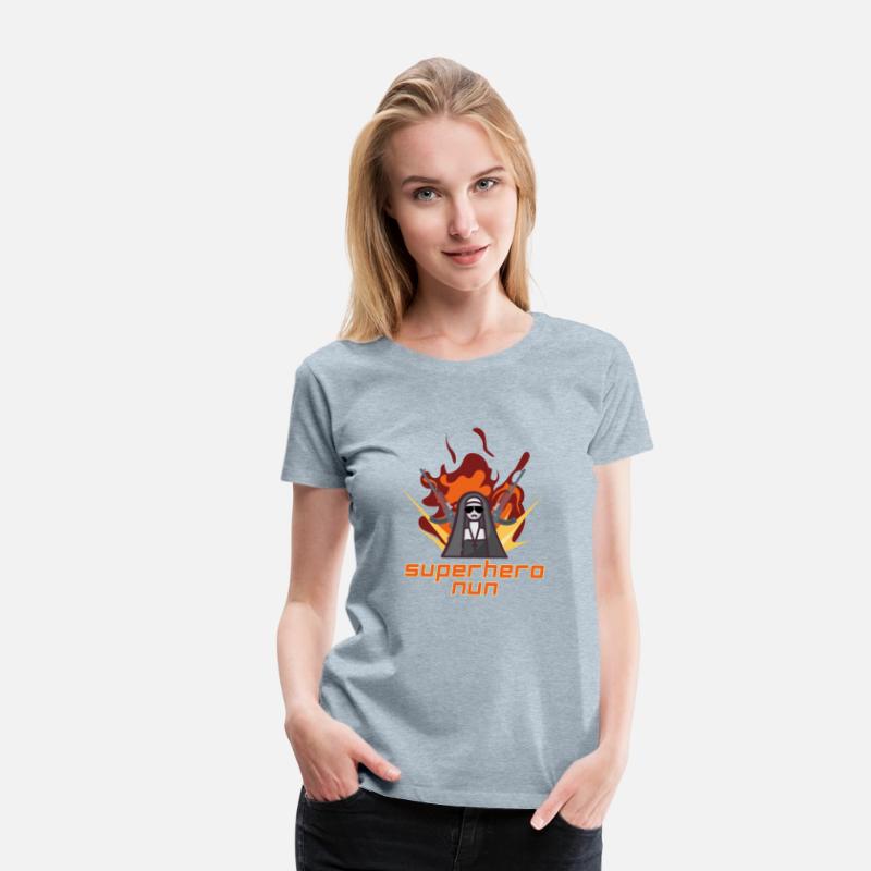 Superhero Nun Action Design