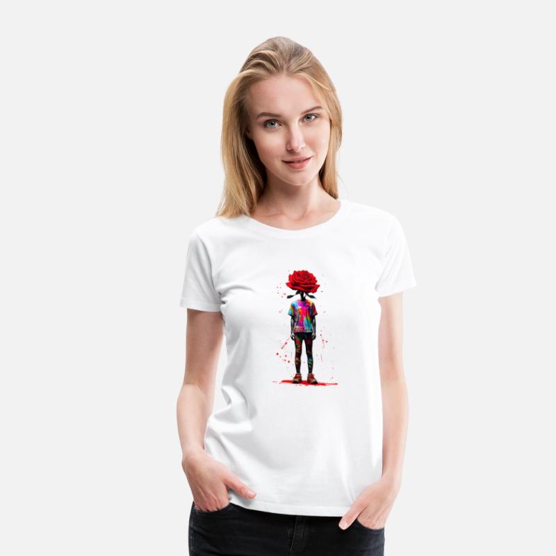 Surreal Digital Art Featuring Person With Rose