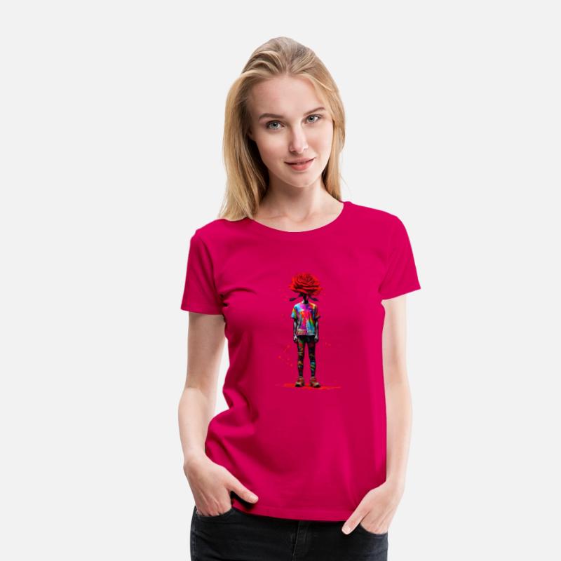 Surreal Digital Art Featuring Person With Rose