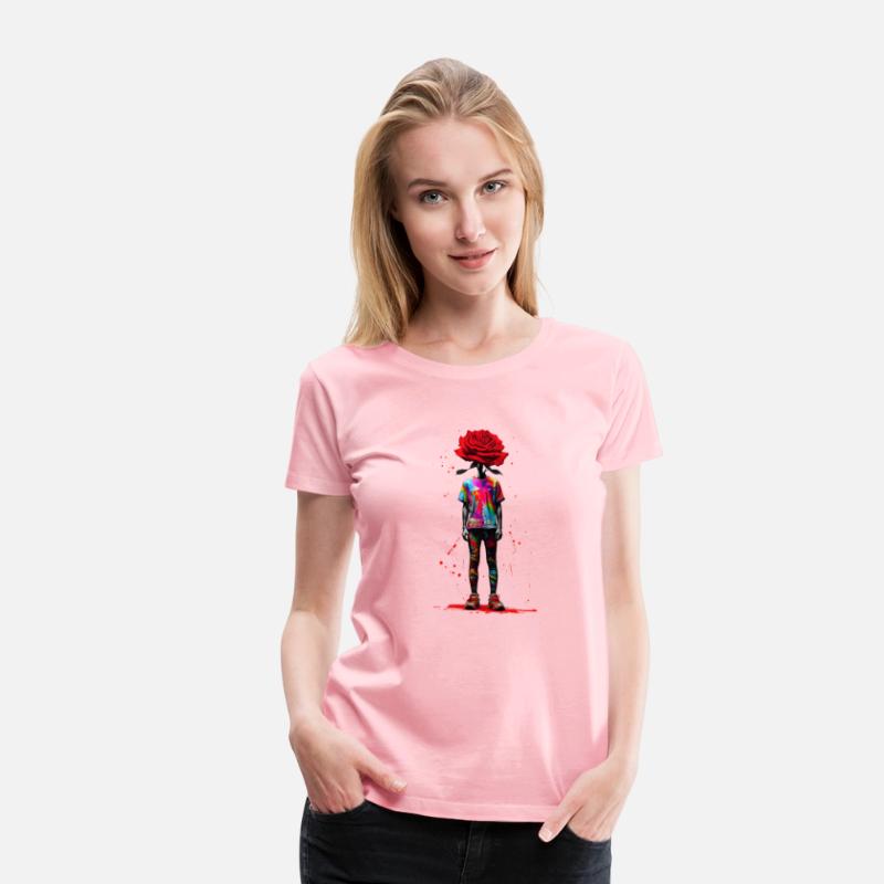 Surreal Digital Art Featuring Person With Rose