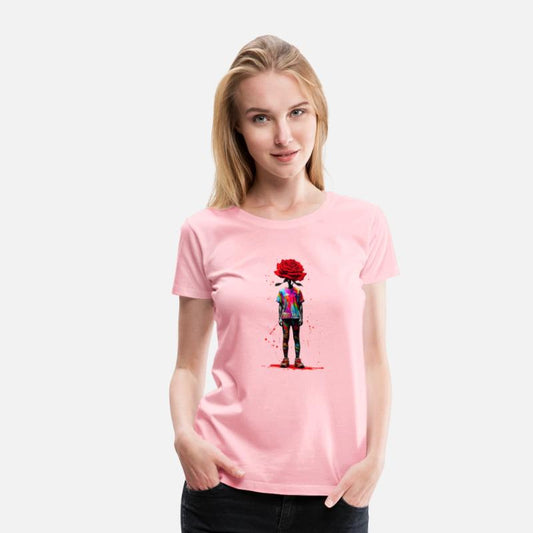 Surreal Digital Art Featuring Person With Rose