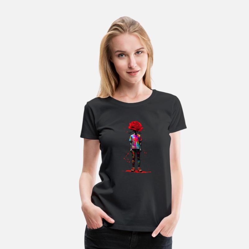 Surreal Digital Art Featuring Person With Rose