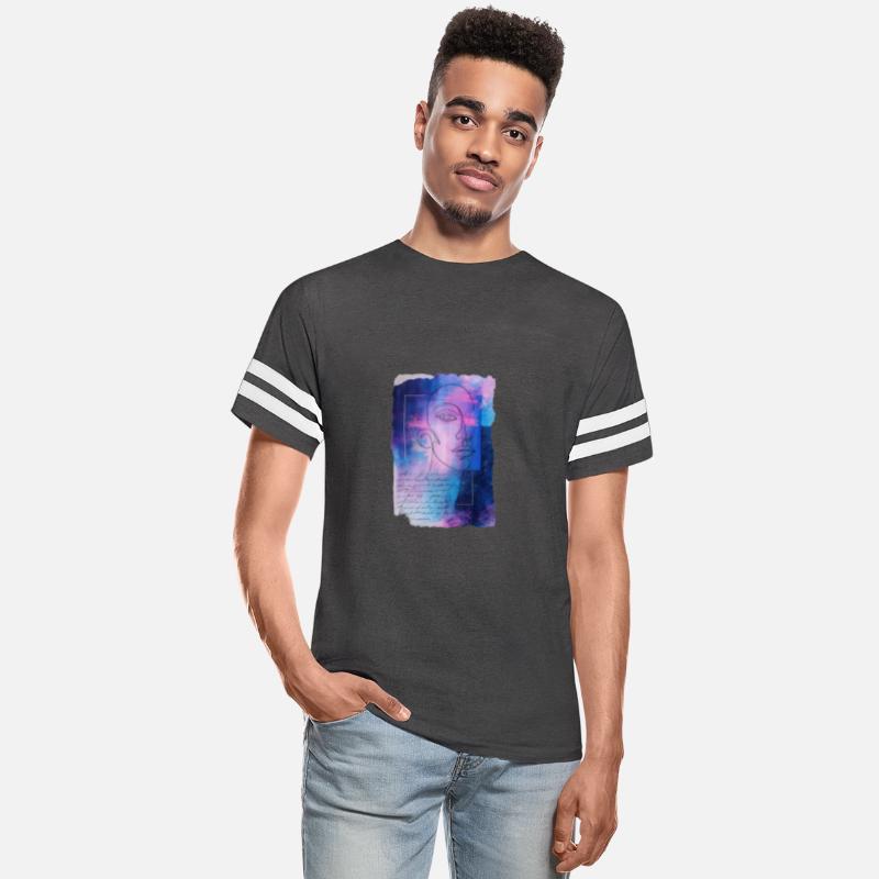 Surreal Line Art Portrait Glitch Mixed Media Co