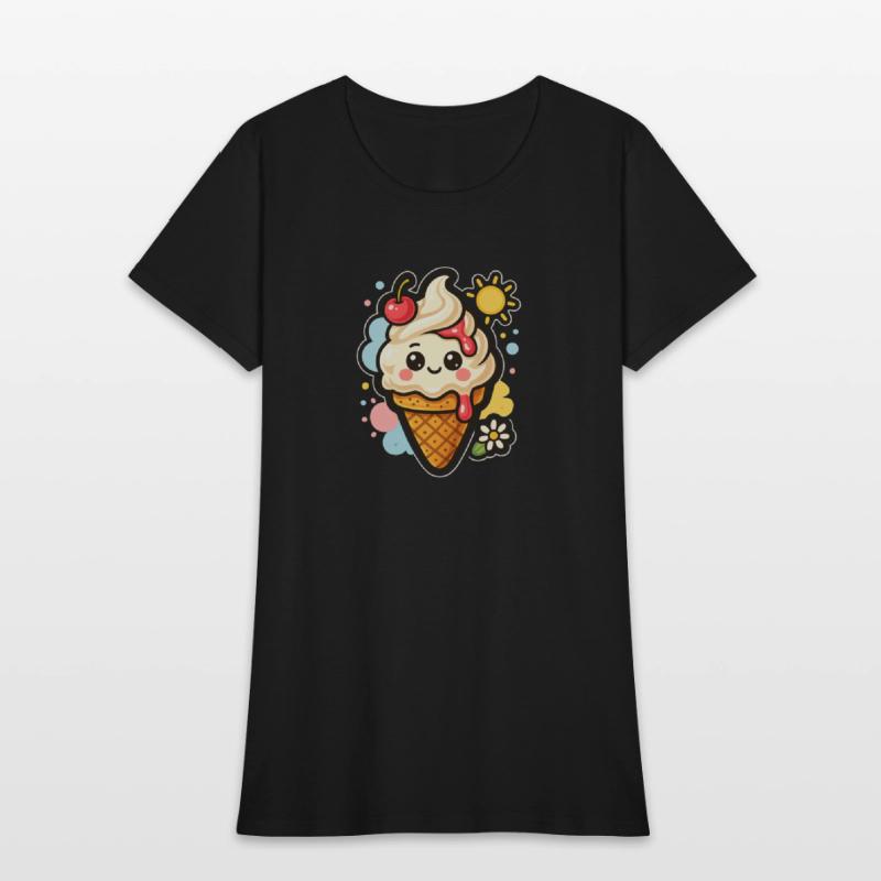 Sweet Summer Vibes Ice Cream Sticker