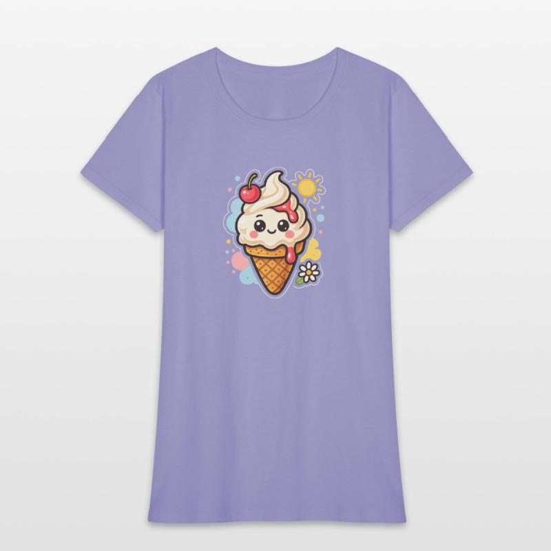 Sweet Summer Vibes Ice Cream Sticker