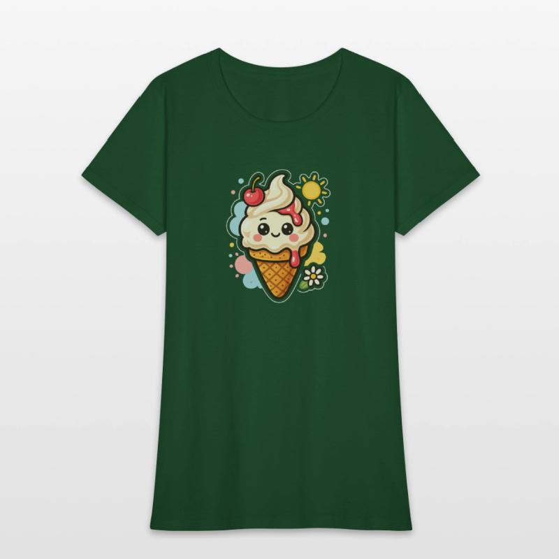 Sweet Summer Vibes Ice Cream Sticker