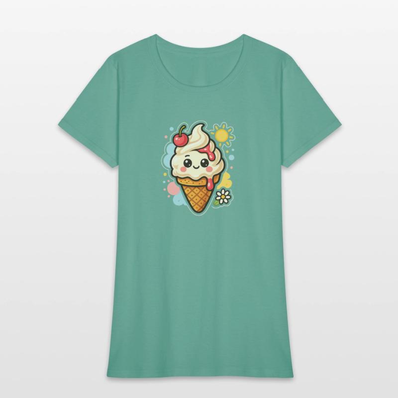 Sweet Summer Vibes Ice Cream Sticker