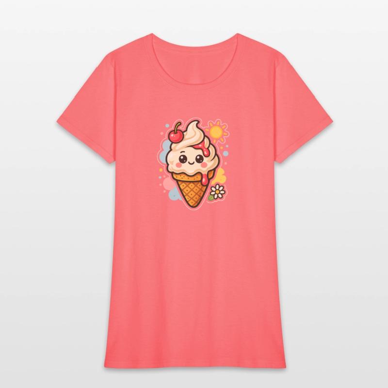 Sweet Summer Vibes Ice Cream Sticker
