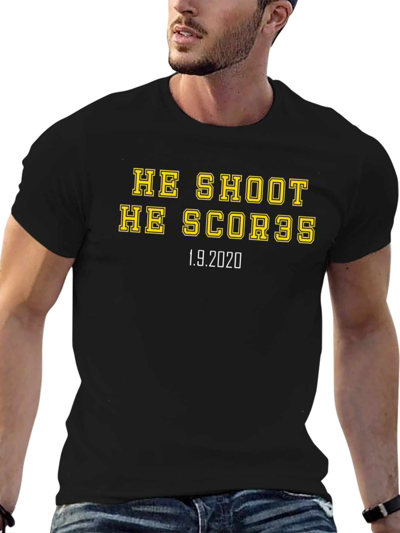 He Shoot He Score Basketball T-Shirt