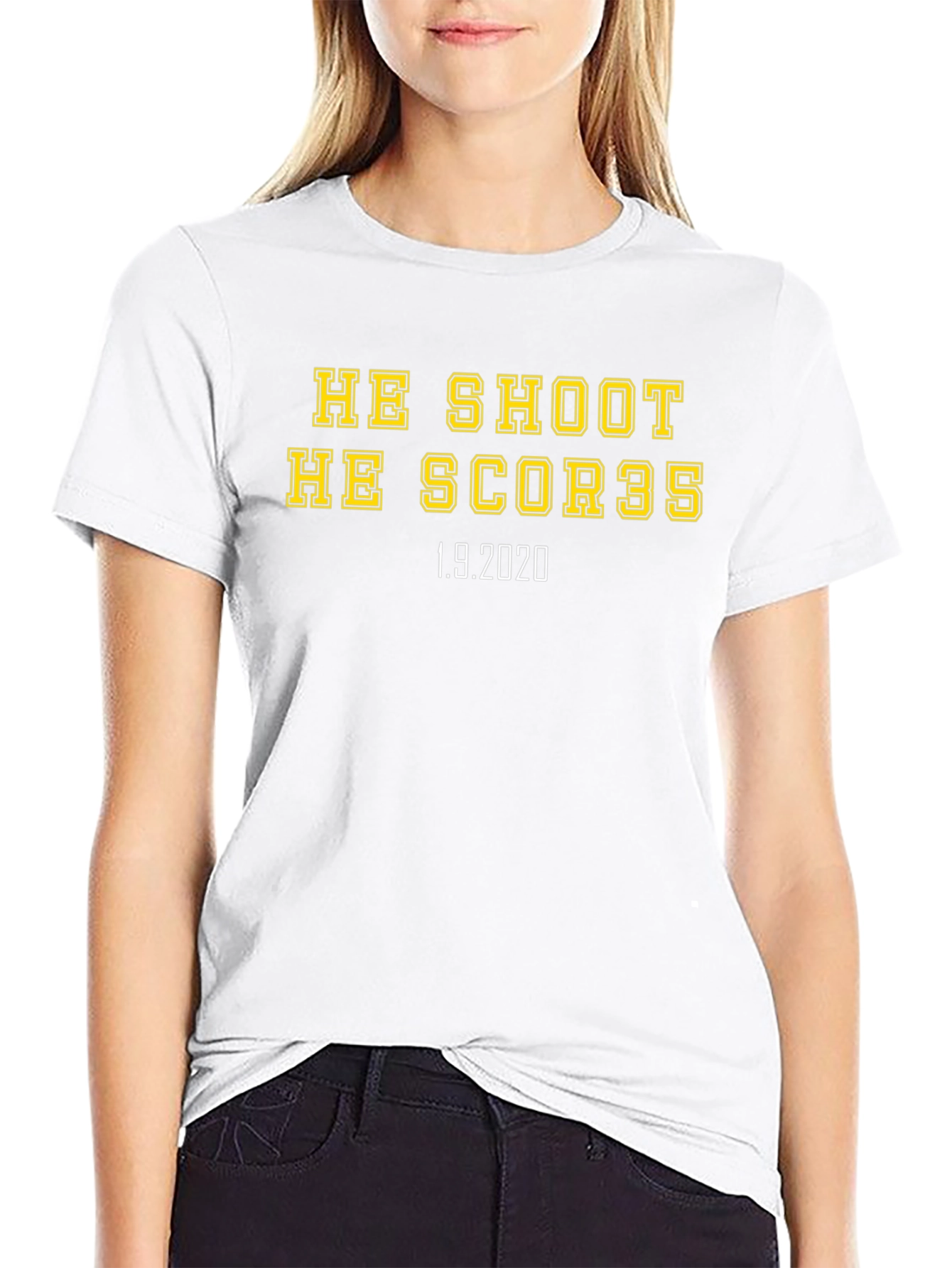 He Shoot He Score Basketball T-Shirt