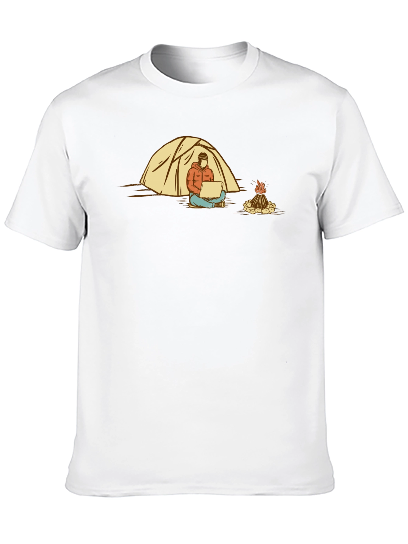 Camper by Fire T-Shirt - Black