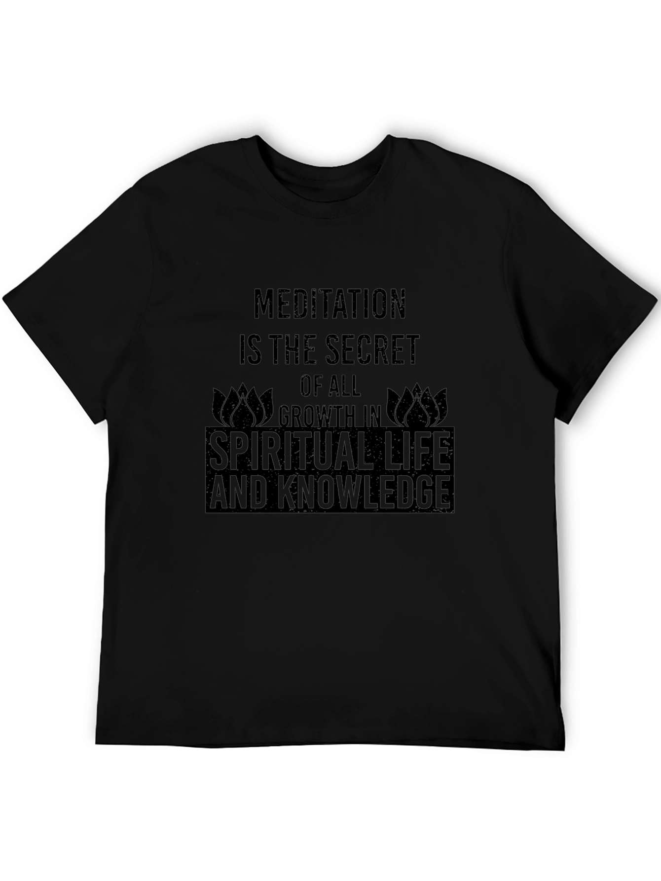 Spiritual Growth Black T-Shirt