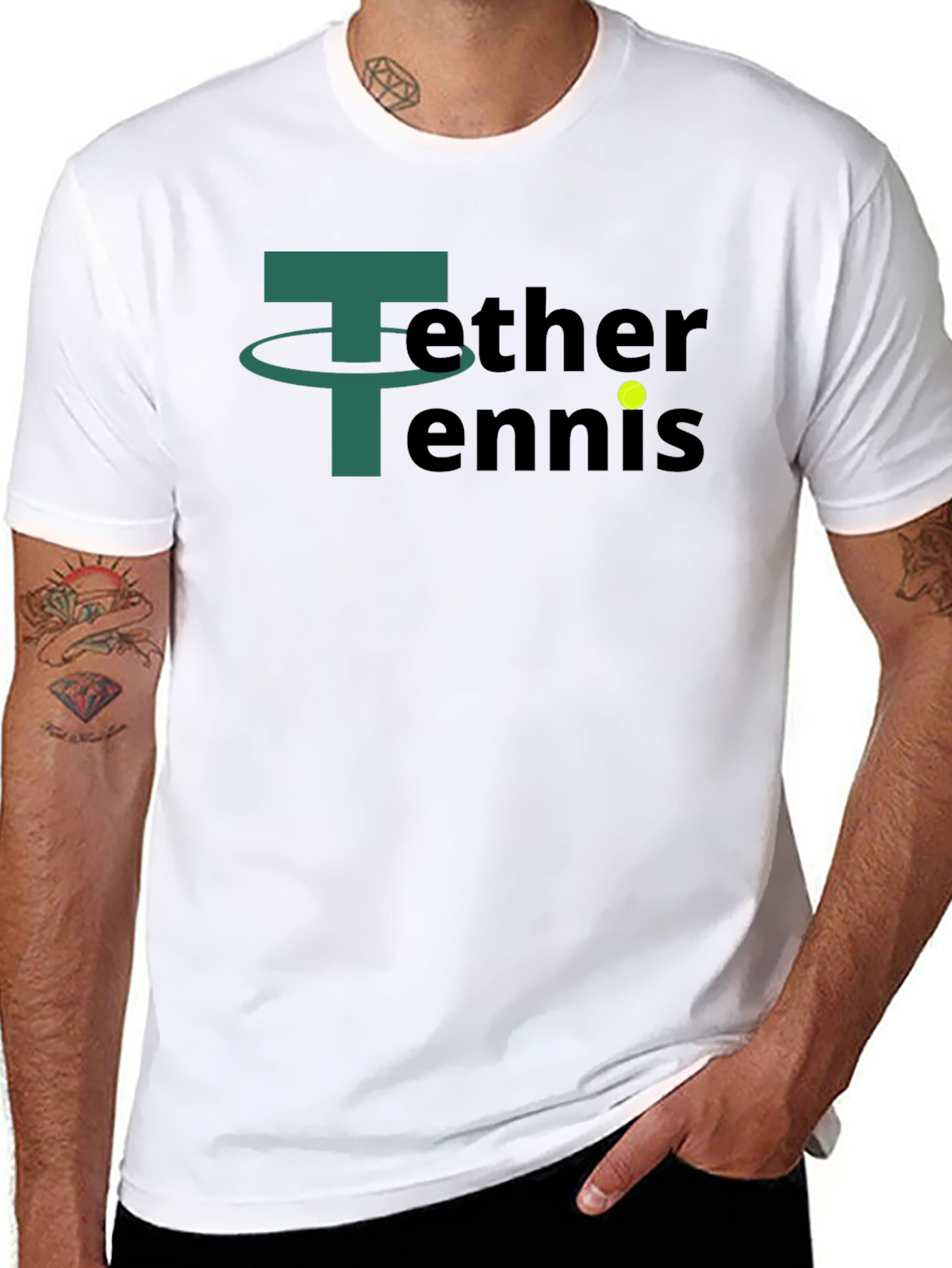 Tether Tennis Graphic T-Shirt