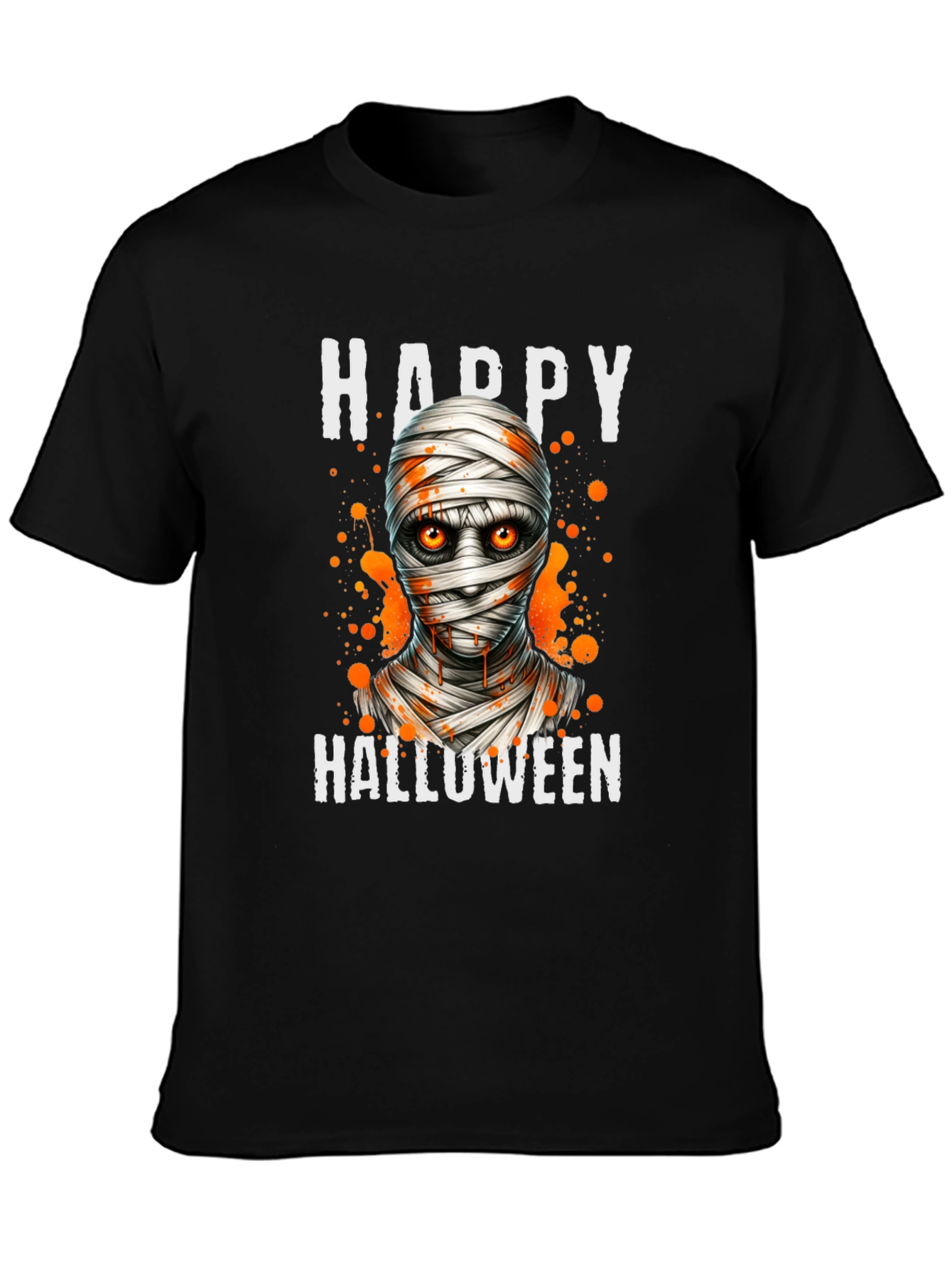 Happy Halloween Mummy Graphic Tee
