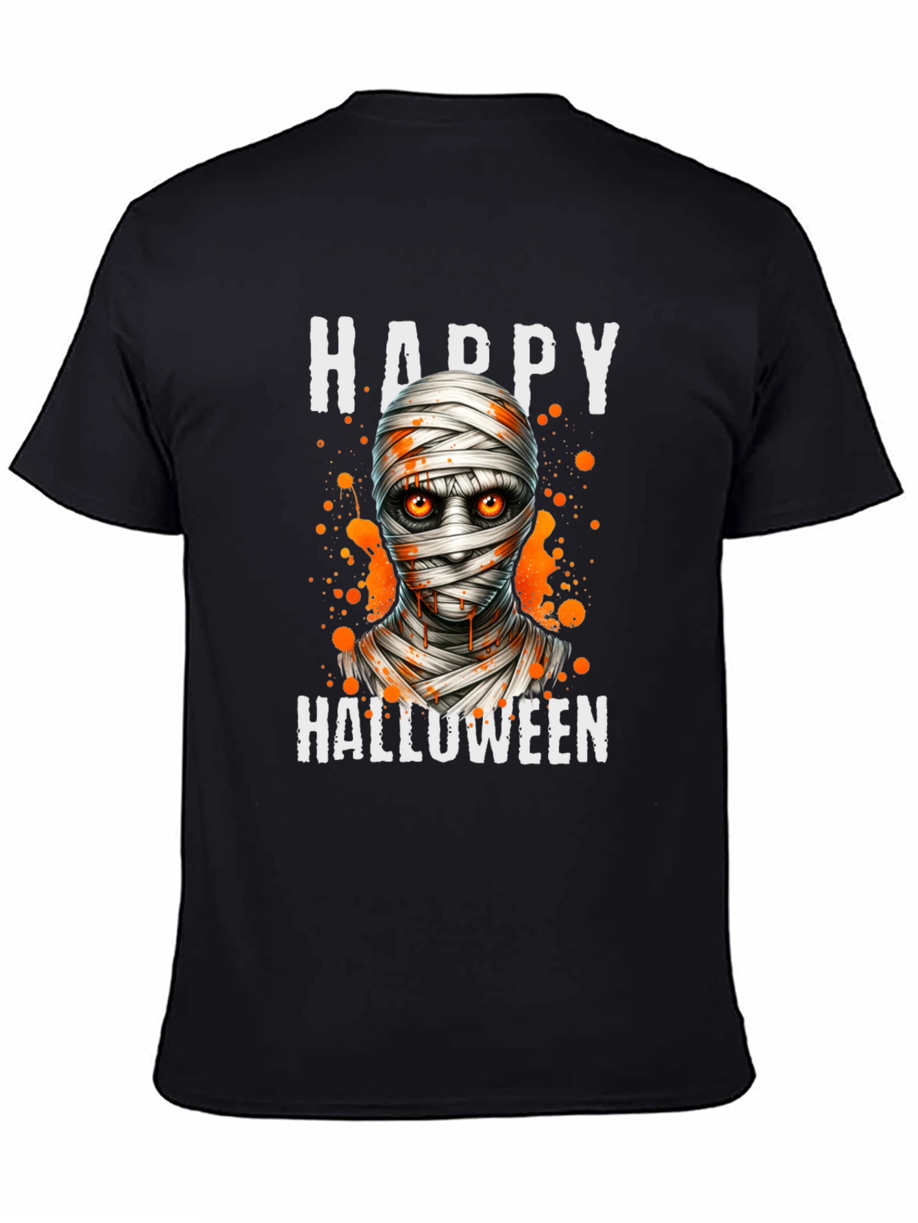 Happy Halloween Mummy Graphic Tee