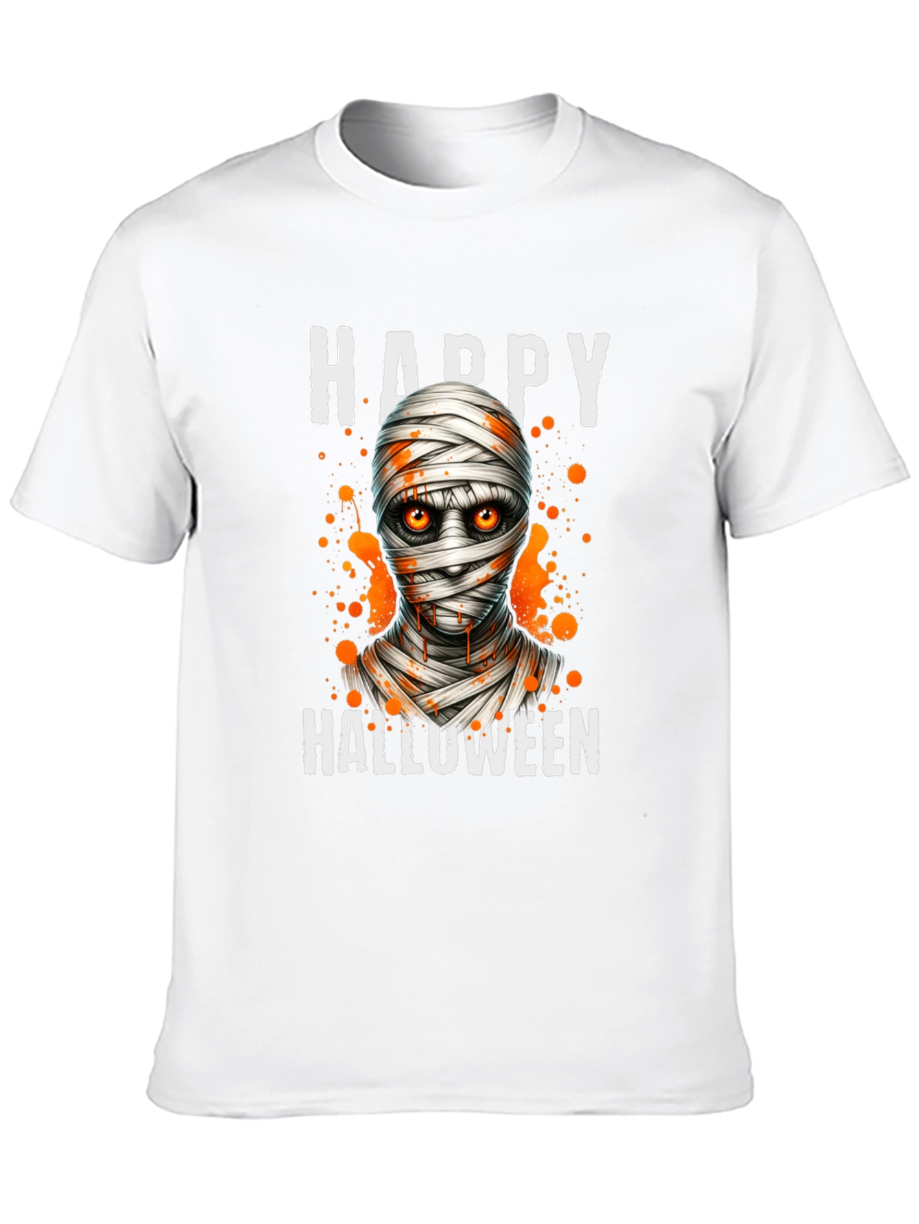 Happy Halloween Mummy Graphic Tee