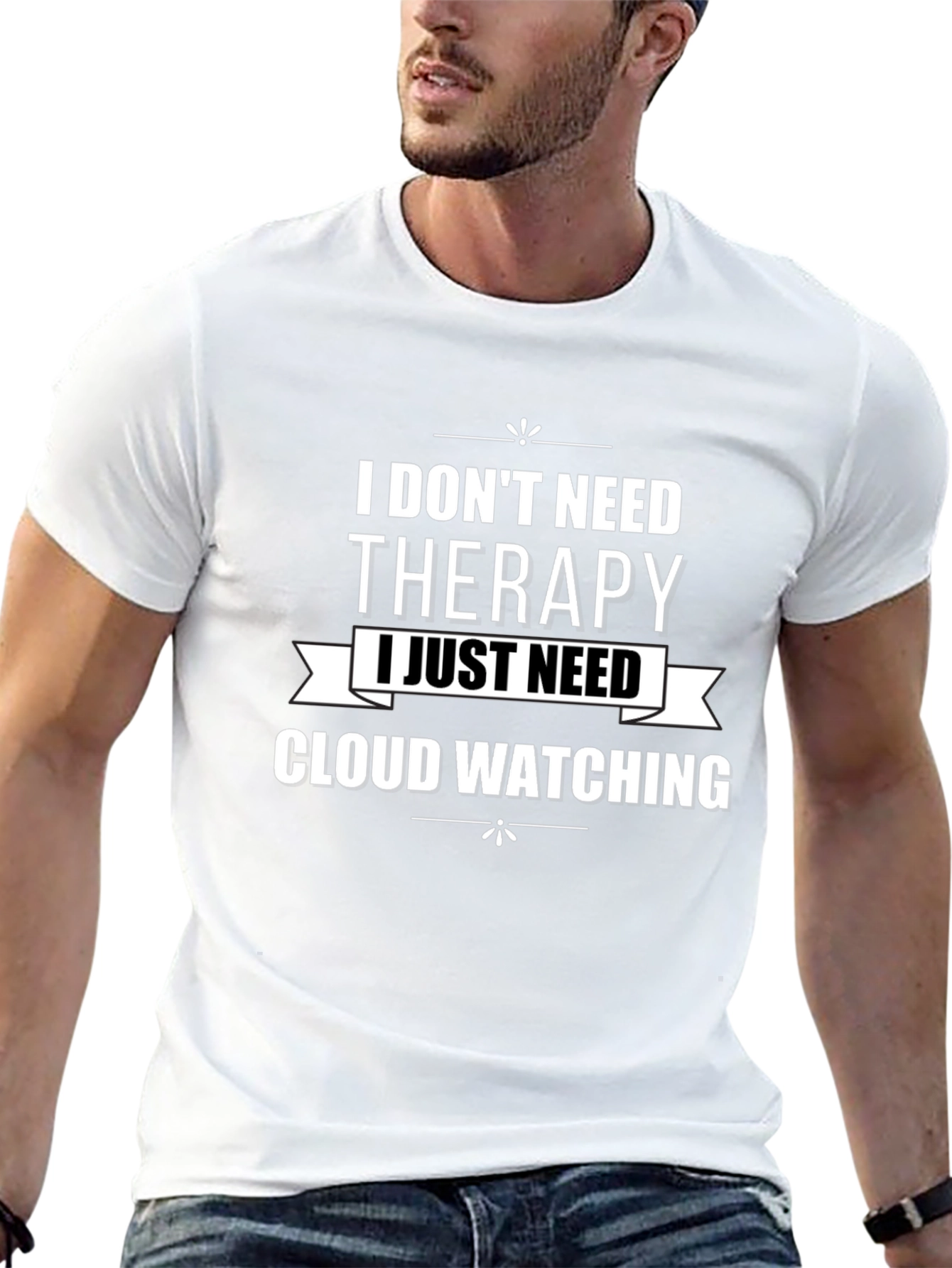 Cloud Watching Graphic Tee - Therapy Alternative