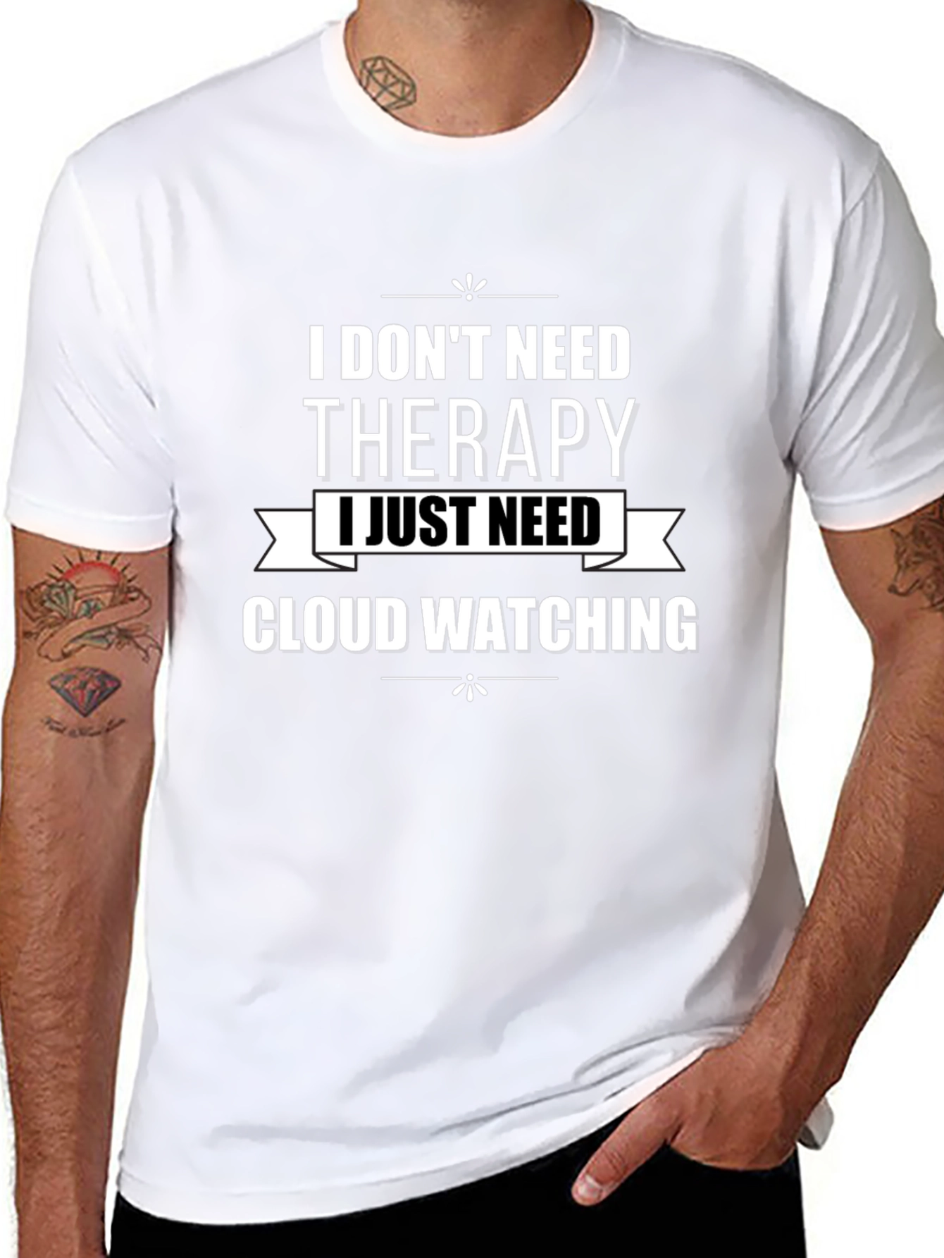 Cloud Watching Graphic Tee - Therapy Alternative