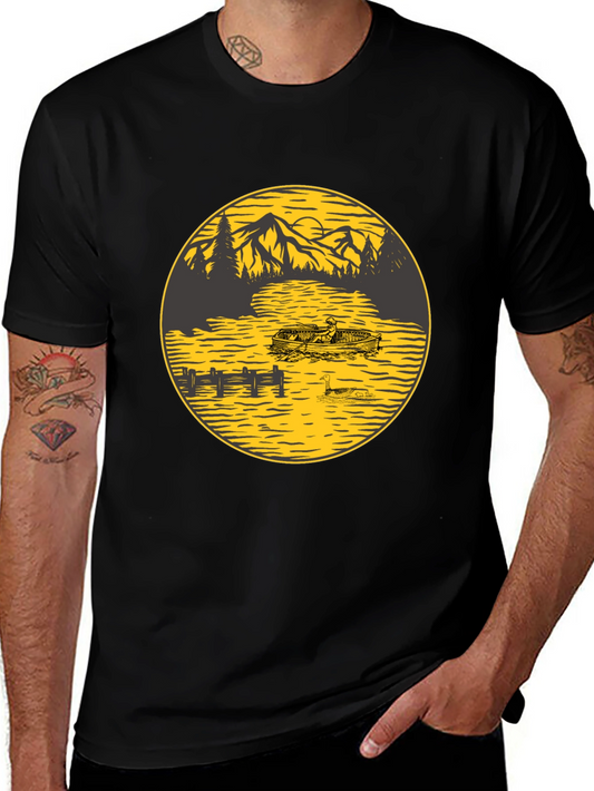 Mountain Lake Graphic Tee